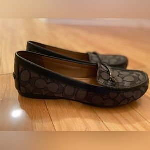 Coach loafers, used a handful of times, small rip